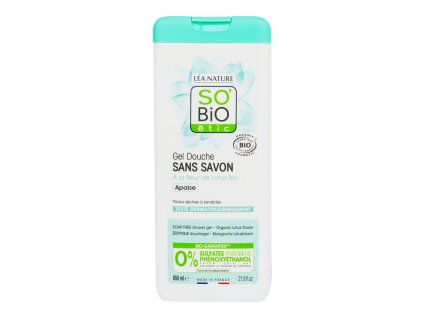 Gel sprchový BEZ MÝDLA s lotosovým květem 650 ml BIO SO’BiO étic