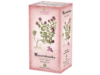 Grešík čaj Mateřídouška 20x1g