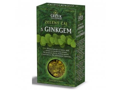 Grešík čaj zelený s ginkgem 70g