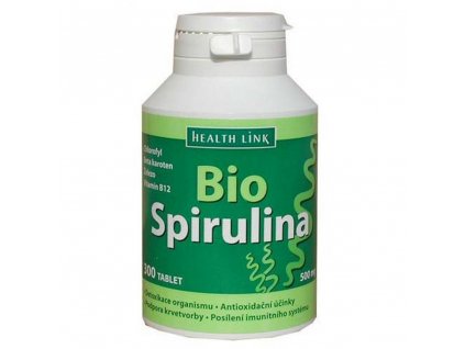 Health Link BIO Tablety Spirulina 500mg 300tbl 150g