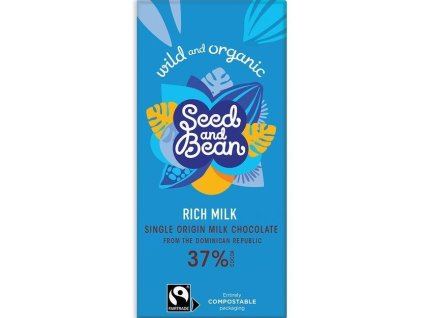 Seed & Bean - BIO čokoláda mléčná 75g