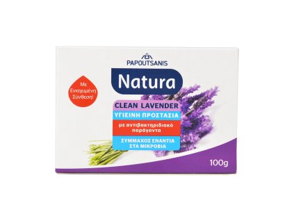 NATURA Antibakteriální mýdlo Levandule, 100 g