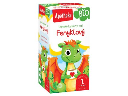 Apotheke BIO čaj dětský Fenyklový 20x1,5g