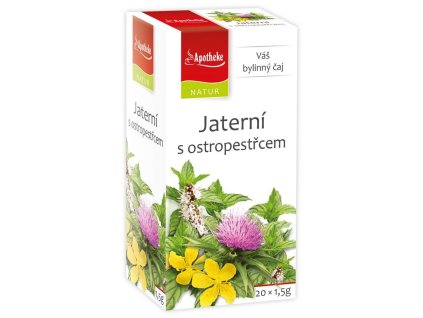 Apotheke Čaj Jaterní s ostropestřcem 20x1,5g