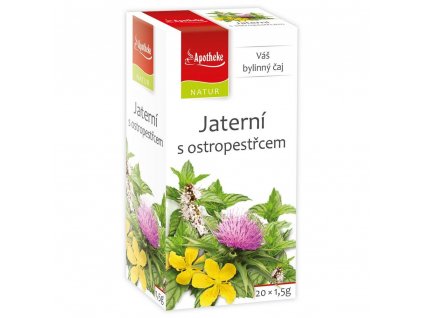Apotheke čaj Jaterní s ostropestřcem 20x1,5g
