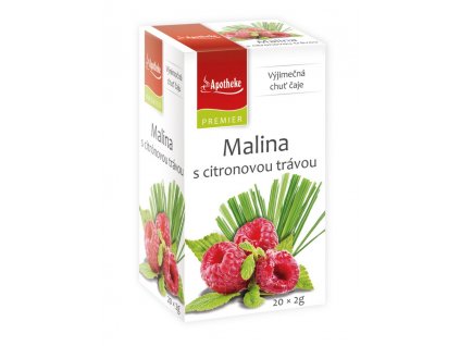 Apotheke čaj Malina s citrónovou trávou 20x2g