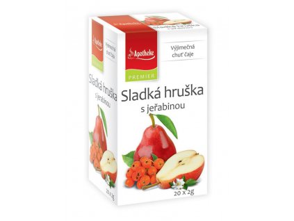 Apotheke čaj Sladká hruška s jeřabinou 20x2g