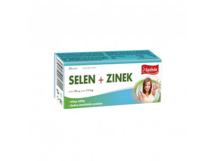 Apotheke Selen+Zinek 30tbl 20g