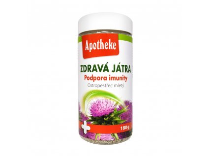 Apotheke Zdravá játra - ostropestřec mletý (drť) 180g