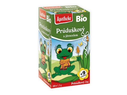 Apotheke BIO čaj dětský Průduškový s jitrocelem 20x1,5g