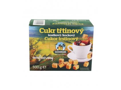 Cukr třtinový kostky 500g Cassonade 432