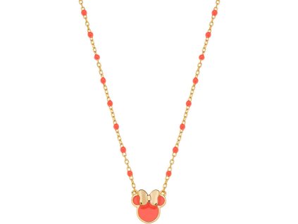 Překrásný pozlacený náhrdelník Minnie Mouse NS00056YL-157.CS