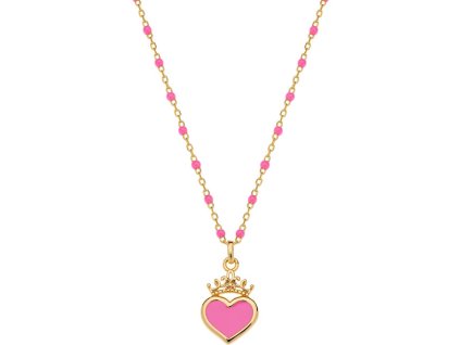 Něžný pozlacený náhrdelník Disney Princess NS00057YL-157.CS