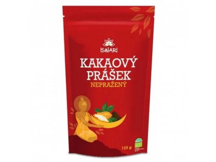 Iswari BIO Kakaový prášek 125g DOPRODEJ 31.3.2024