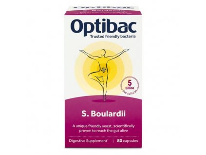 Saccharomyces Boulardii (Probiotika při průjmu) 80 kapslí