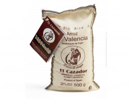 ARROZ EXTRA D.O. “EL CAZADOR” PLÁTENÝ PYTEL 1/2 KG