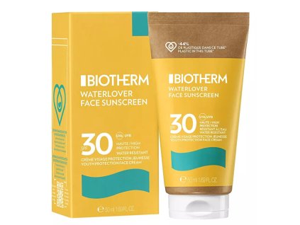 Pleťový krém na opalování SPF 30 Waterlover (Face Sunscreen) 50 ml