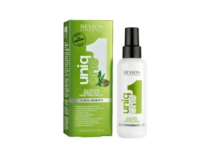 Bezoplachová péče ve spreji se zeleným čajem Uniq One Green Tea (All In One Hair Treatment) 150 ml