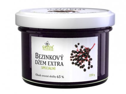 Džem Bezinkový extra Speciální 220 g GREŠÍK