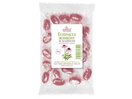 Echinacea bonbóny se sladidlem 100 g GREŠÍK