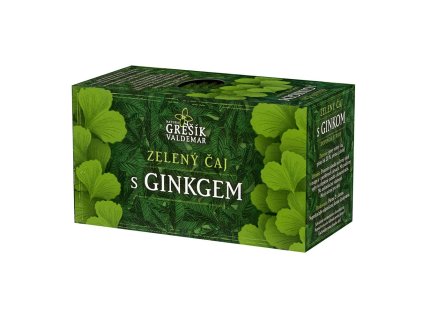 Grešík čaj Zelený s ginkgem 20x1,5g