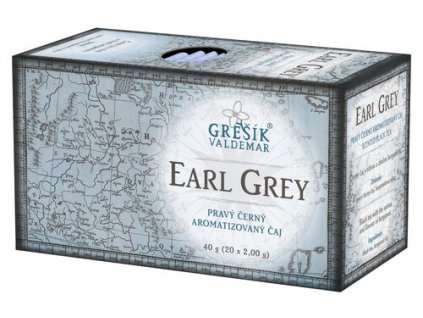 Earl Grey 20 n.s. přebal GREŠÍK Černý čaj