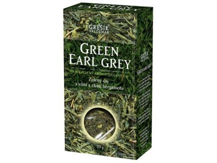 Green Earl Grey z.č. 70 g krab. GREŠÍK Čaje 4 světadílů