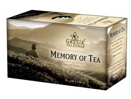 Memory of Tea 20 n.s. přebal GREŠÍK Černý čaj
