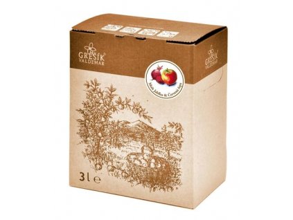 Mošt Jablko & Červená řepa 3 l GREŠÍK Ovocno-zeleninová šťáva (4 ks/kart)