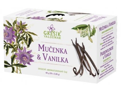 Mučenka & Vanilka 20 n.s. přebal GREŠÍK Ovocný čaj
