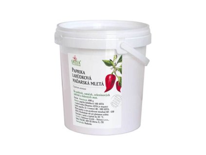 Paprika lahůdková maďarská mletá 400 g KBELÍČEK GREŠÍK Dobré koření