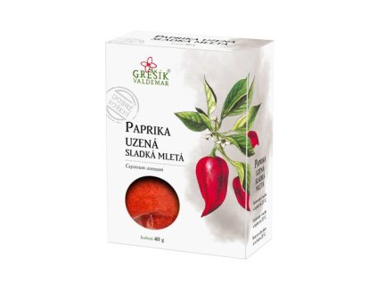 Paprika uzená sladká mletá 40 g GREŠÍK Dobré koření