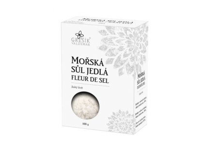 Sůl Mořská jedlá Fleur de sel 100 g GREŠÍK