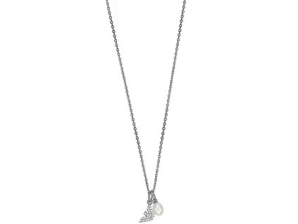Stylový stříbrný náhrdelník se zirkony EG3574040