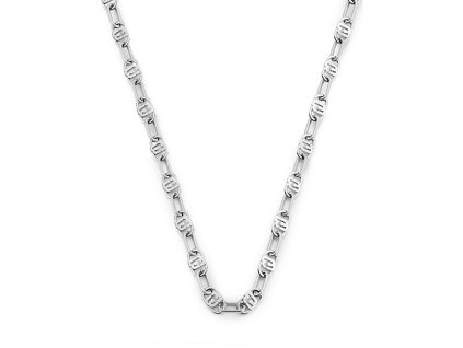 Stylový ocelový náhrdelník s logy Fashion LJ2050