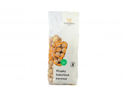 Křupky kukuřičné karamel - bez lepku - Natural 140g