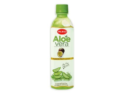 Aloe Vera drink Marakuja, 500 ml, ALEO exp 6/24 AKCE 1+1