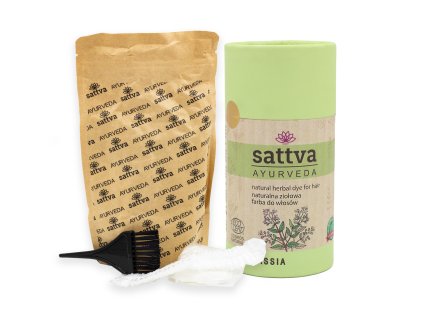Cassia - bylinná maska na vlasy, 150 g, Sattva
