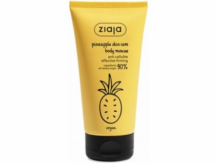 Lehká tělová pěna proti celulitidě Pineapple Skin Care (Body Mousse) 160 ml