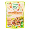 Hotový pokrm bezlepkový – vařená čočka s cizrnou 250 g BIO JARDIN BIO