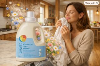 Čistota, která voní přírodou 🌿 Sonett Color sensitiv – jemný k pokožce, silný na špínu. #sonett #ecopraní #bezchemie...