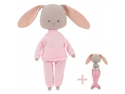 latkovy zajicek 29 cm orange toys lucy the bunny pink tracksuit