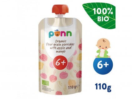 4788 1 salvest ponn bio cerealni kase s mangem a jablkem 110 g