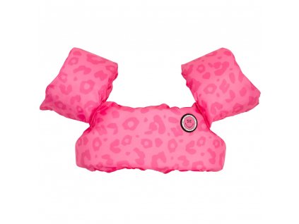 plavacia vesta s rukavnikmi leopard ruzovy pink swim essentials 2020SE139 1 1000x1000