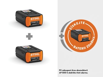 3× akumulátor AP 500 S STIHLimg