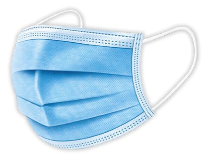 Rouška zdravotnická balení 50 kusů, cena za 1 kus 2,-Kč bez DPH