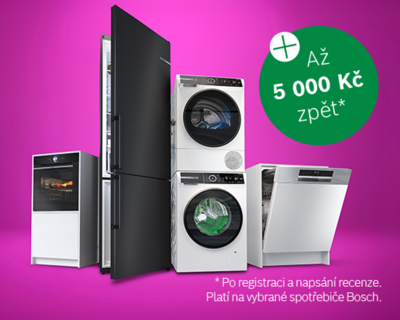 Bosch Cashback Kvalita po generace 2026 – získejte až 5 000 Kč zpět