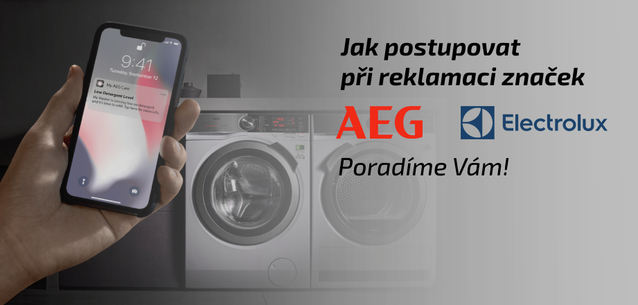 AEG a Electrolux - reklamace zboží, záruční a pozáruční servis a podpora