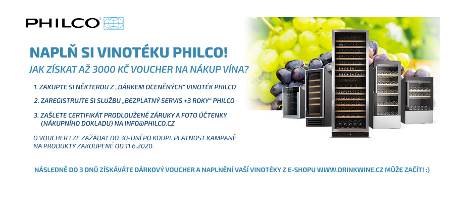 Philco - naplň si svou vinotéku