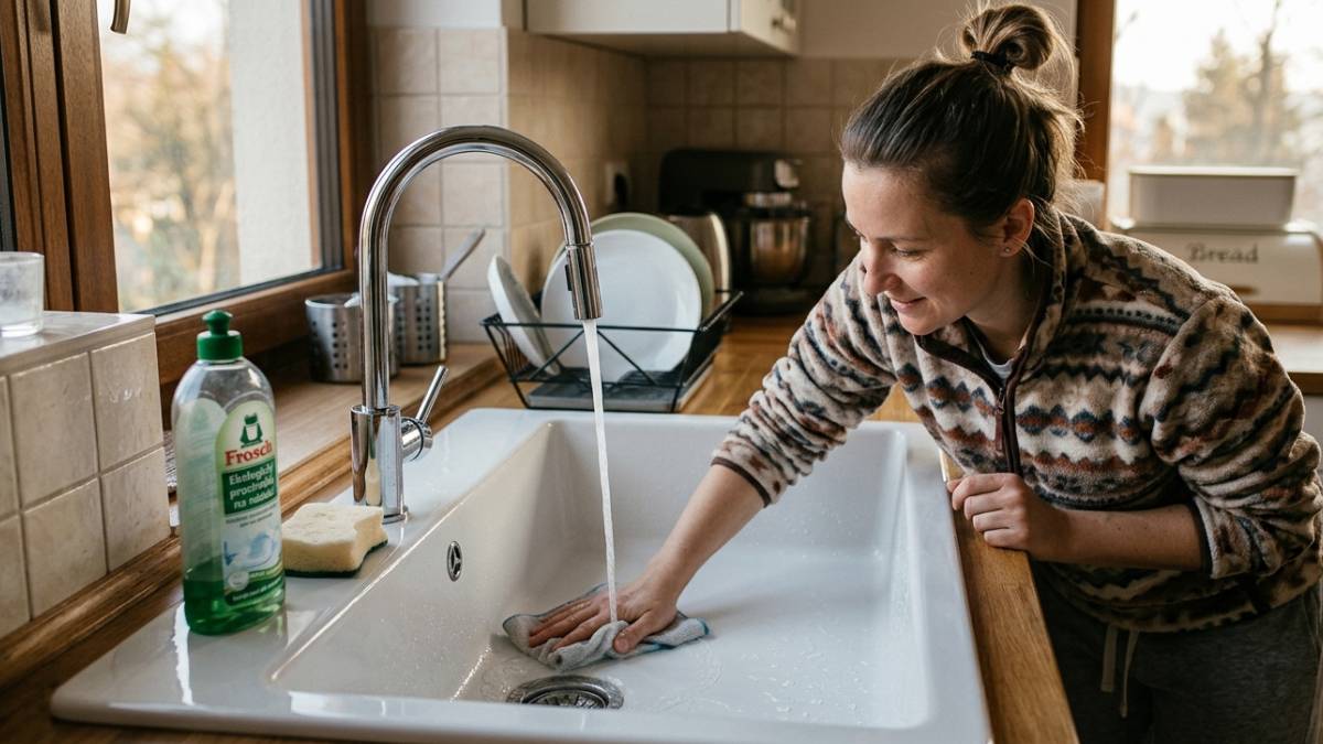 Jak vyčistit keramický dřez